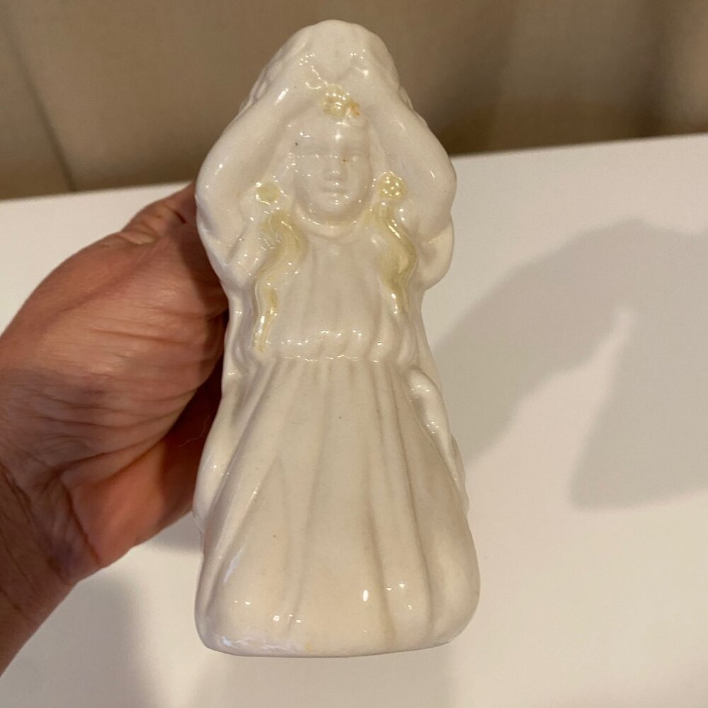 Belleek Ireland Creamer Undine‎ Water Nymph Maiden 4.5" Vintage - Picture 8 of 8